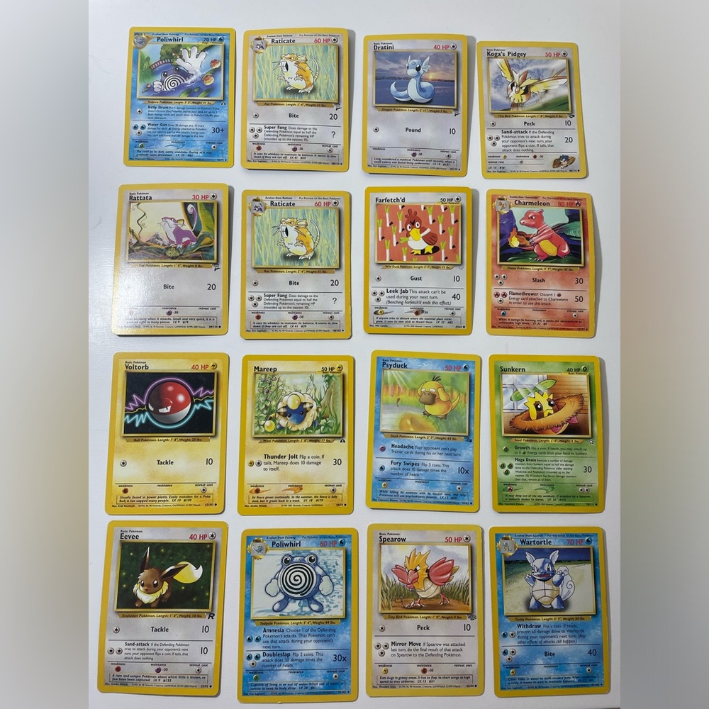 vintage assorted Pokemon lot 1